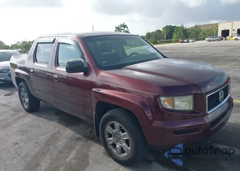 2007 Honda Ridgeline Rtx from USA, damaged, VIN 2HJYK16327H531433